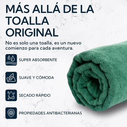 Toalla Microfibra Terry Verde