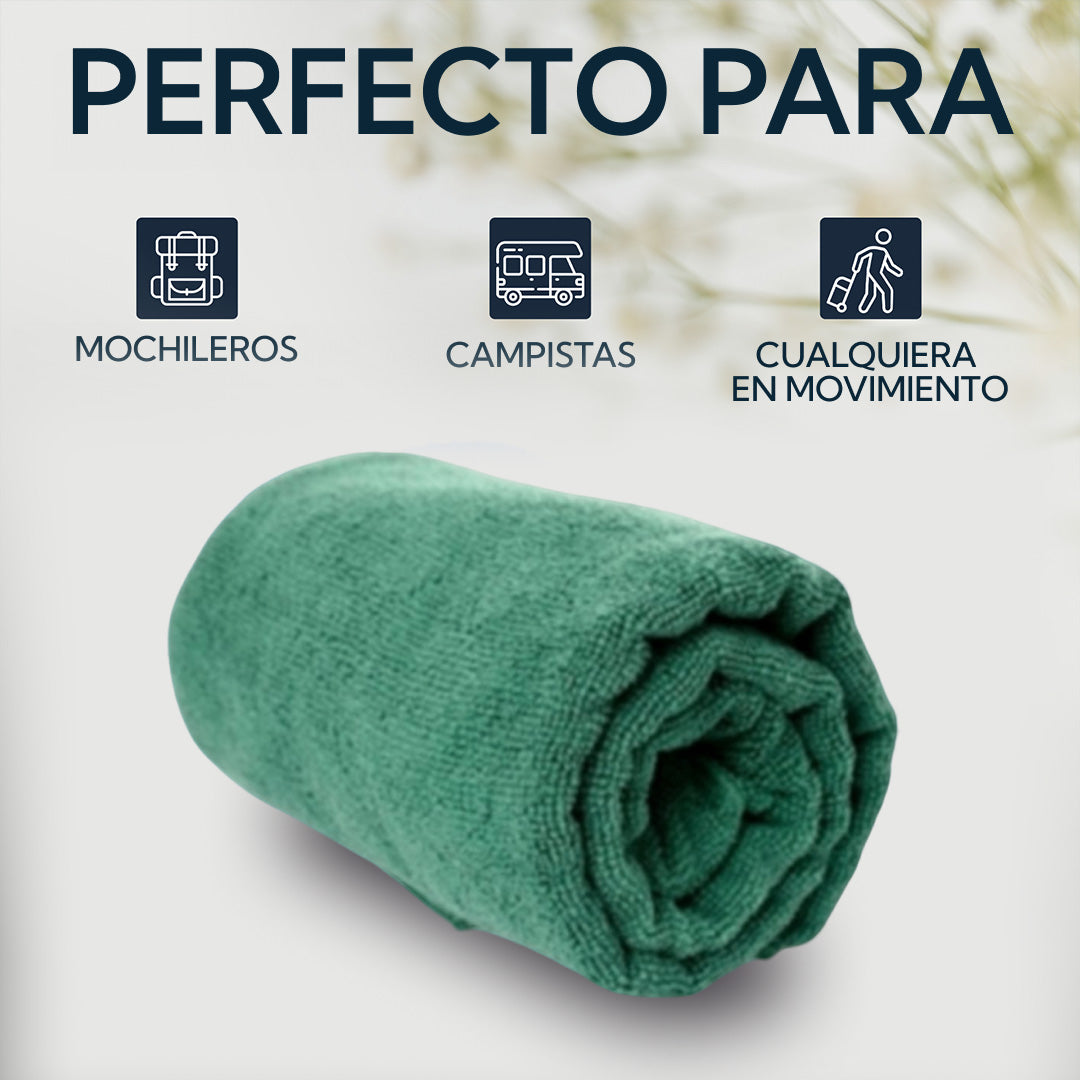 Toalla Microfibra Terry Verde