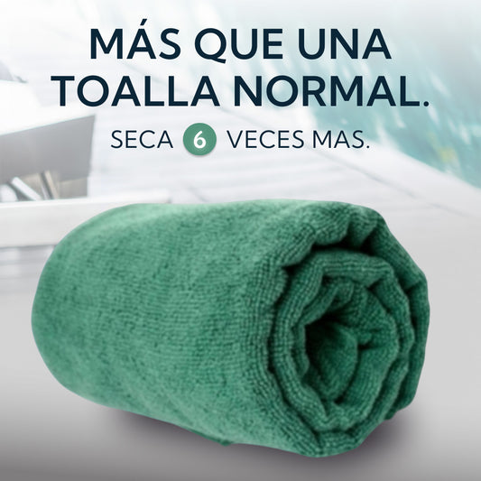 Toalla Microfibra Terry Verde